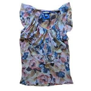 Rugby by Ralph Lauren silk shirt, size 0